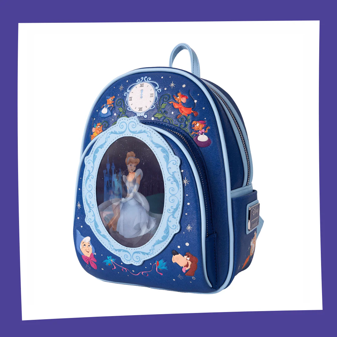 CENDRILLON - 75ème Anniversaire - Mini Sac à Dos LoungeFly – Image 5