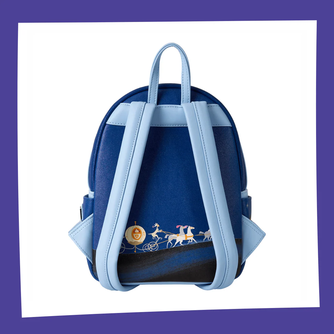 CENDRILLON - 75ème Anniversaire - Mini Sac à Dos LoungeFly – Image 2