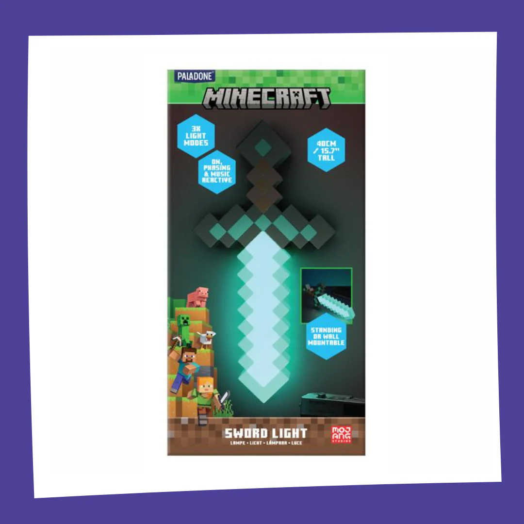 MINECRAFT - Epée en Diamant - Lampe 40cm – Image 2